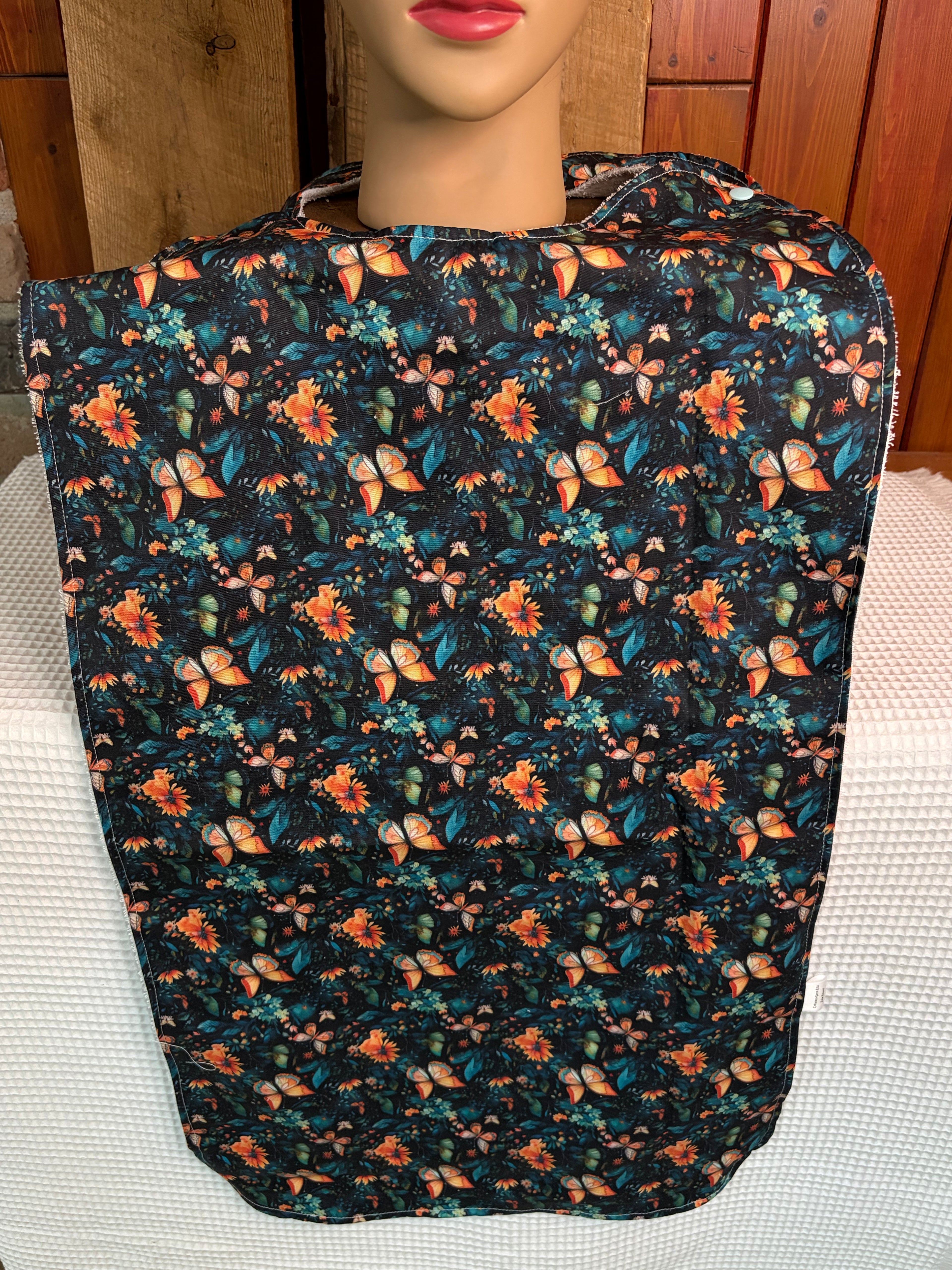 Bavette/tablier imperméable pour adulte