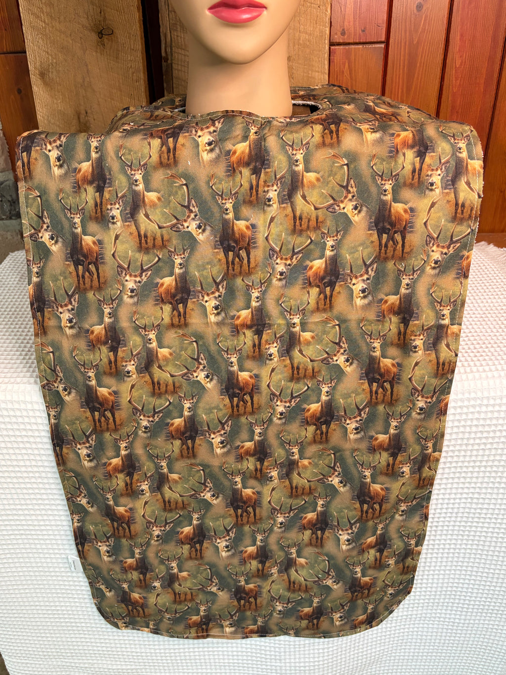 Bavette/tablier imperméable pour adulte