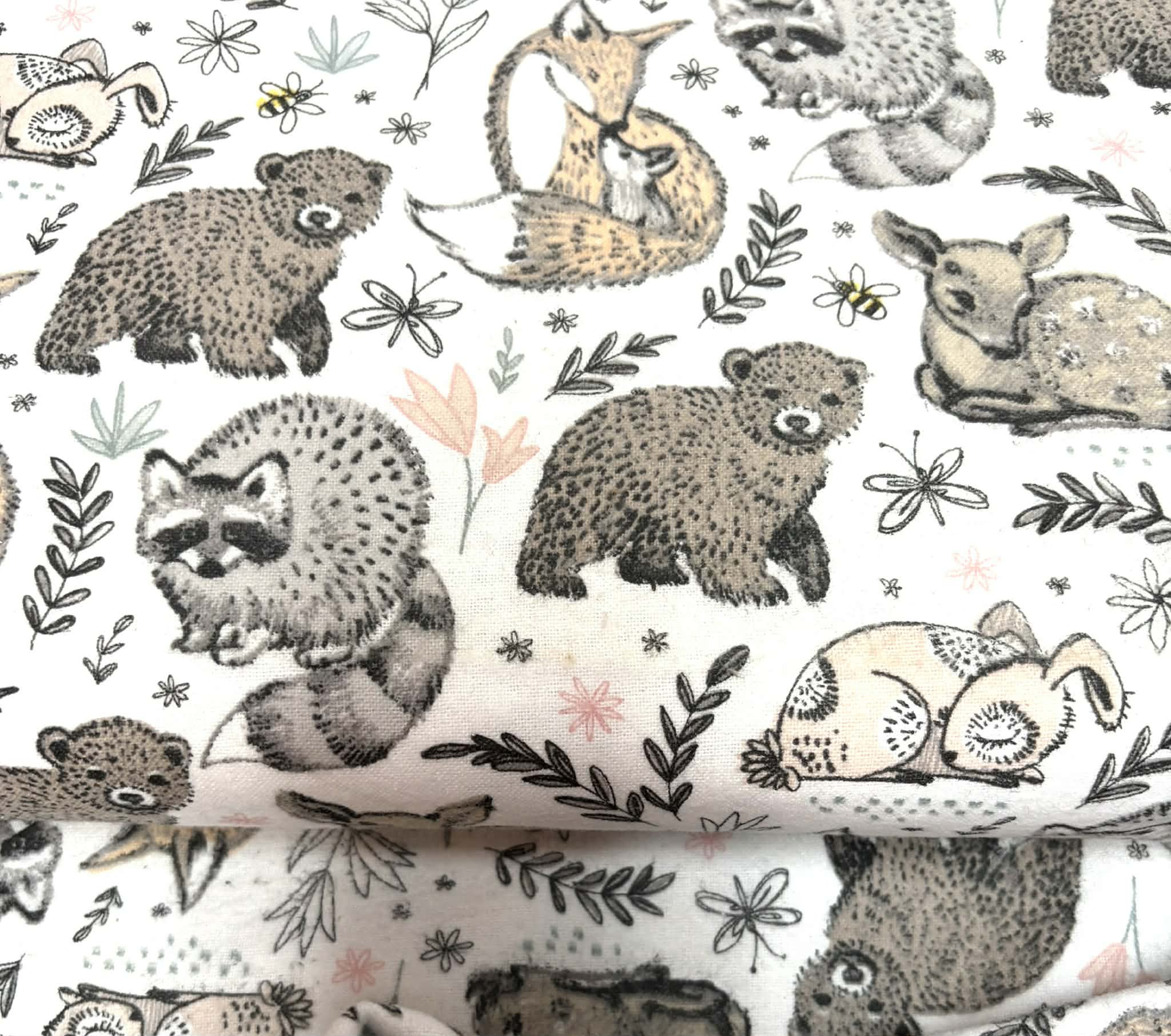 Flanelle animaux du Québec