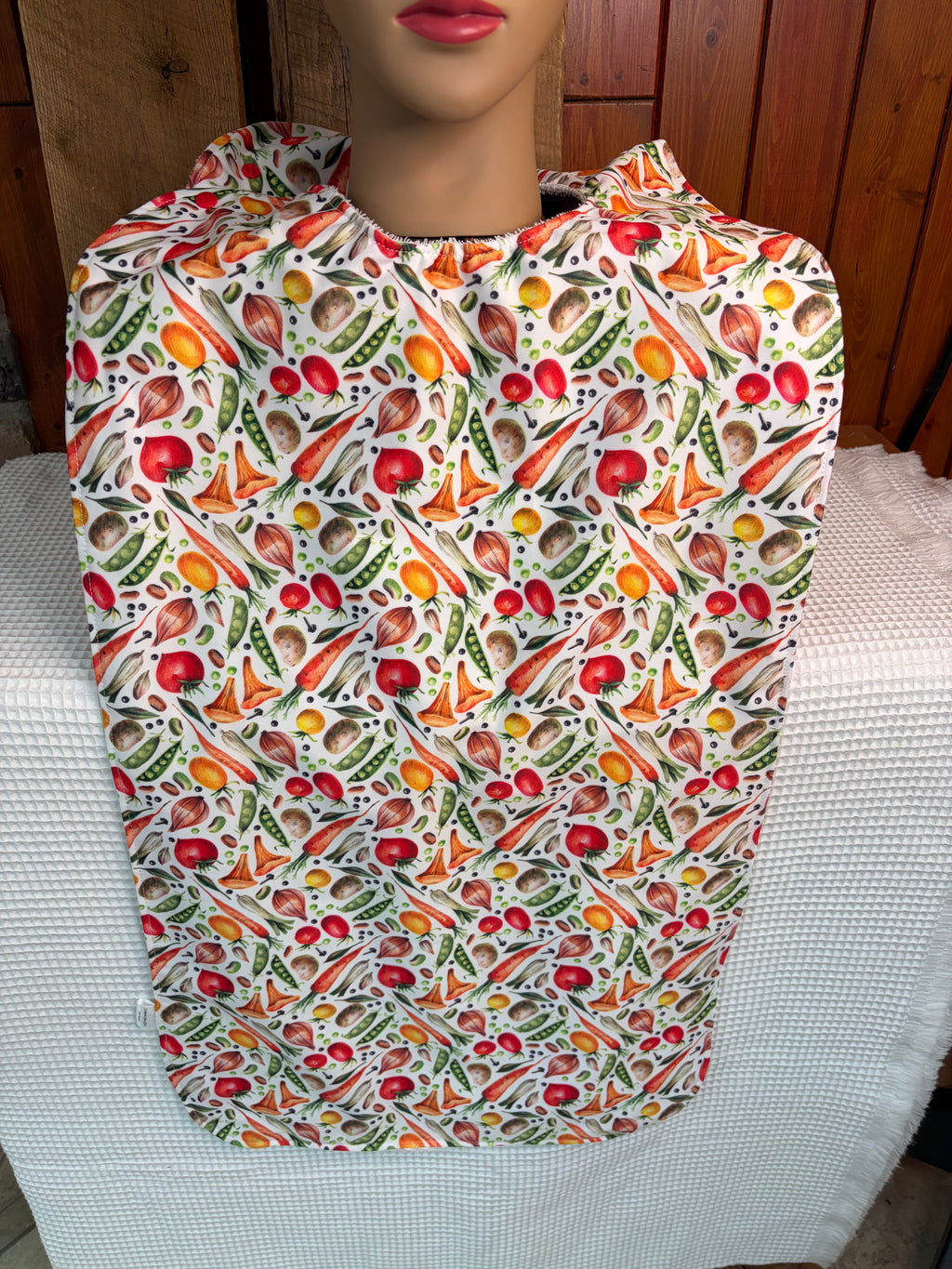 Bavette/tablier imperméable pour adulte