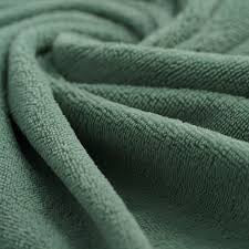 Ratine de bambou velour vert sauge