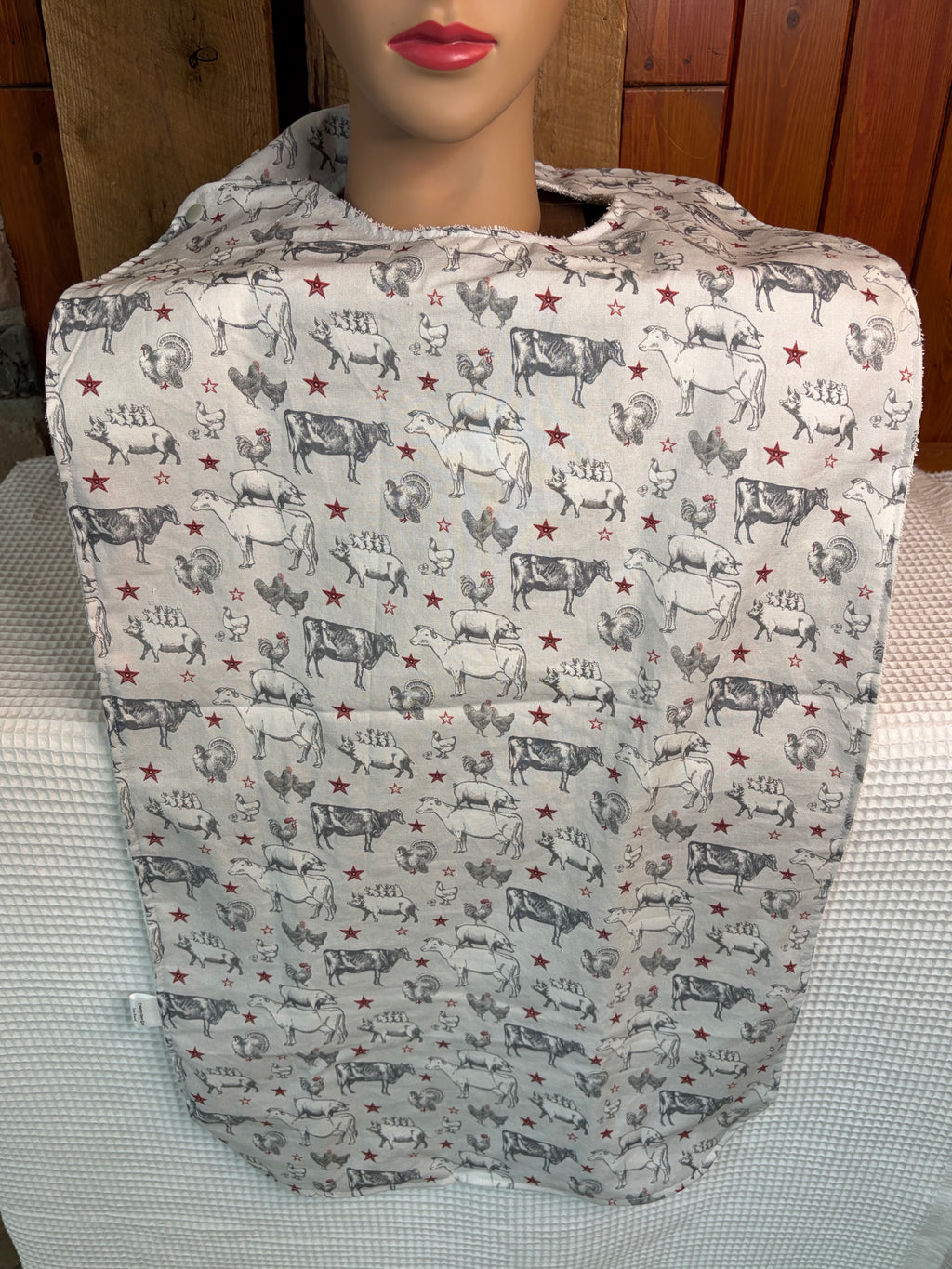 Bavette/tablier imperméable pour adulte