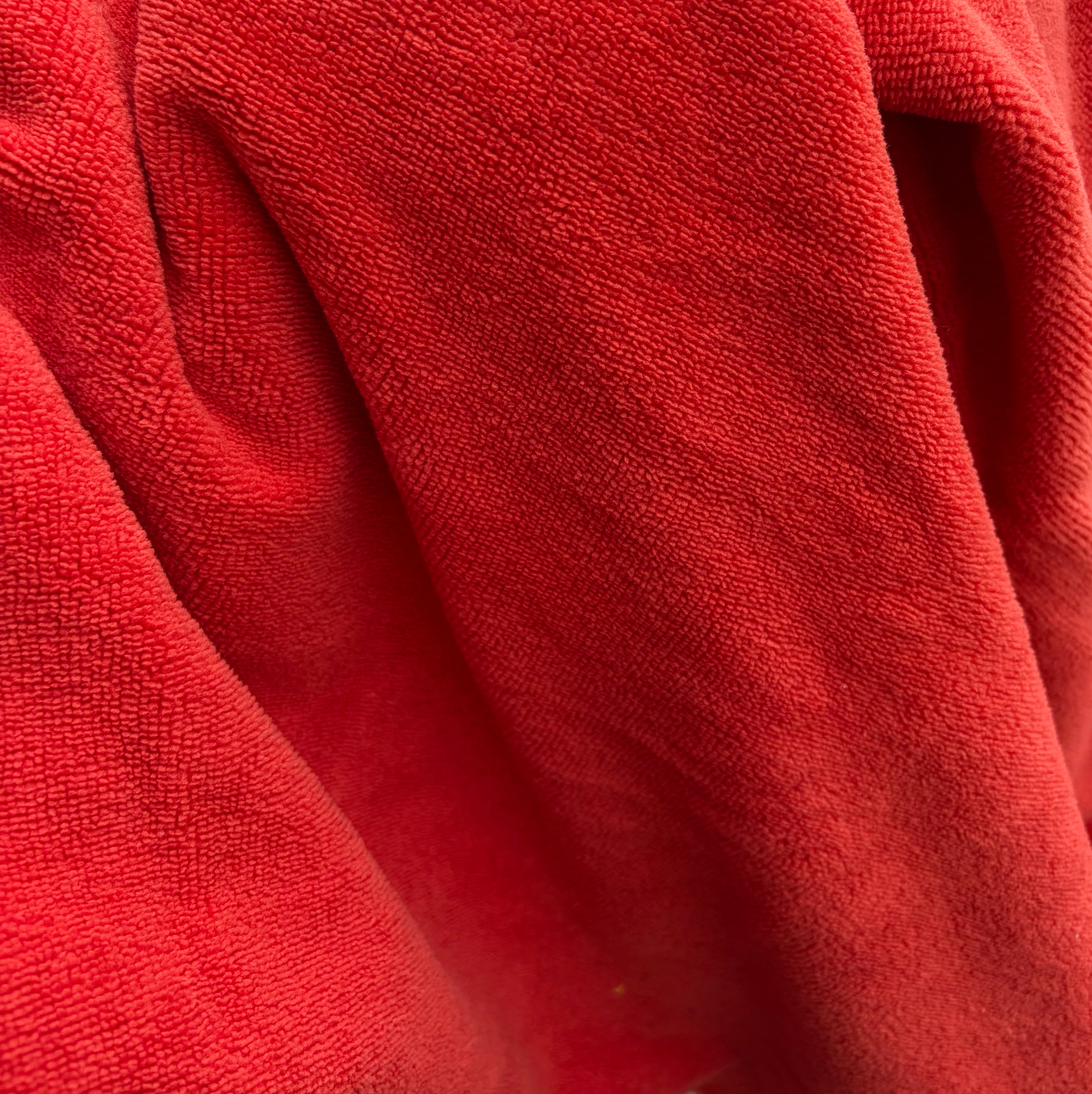 Ratine de bambou velour ocre rouge