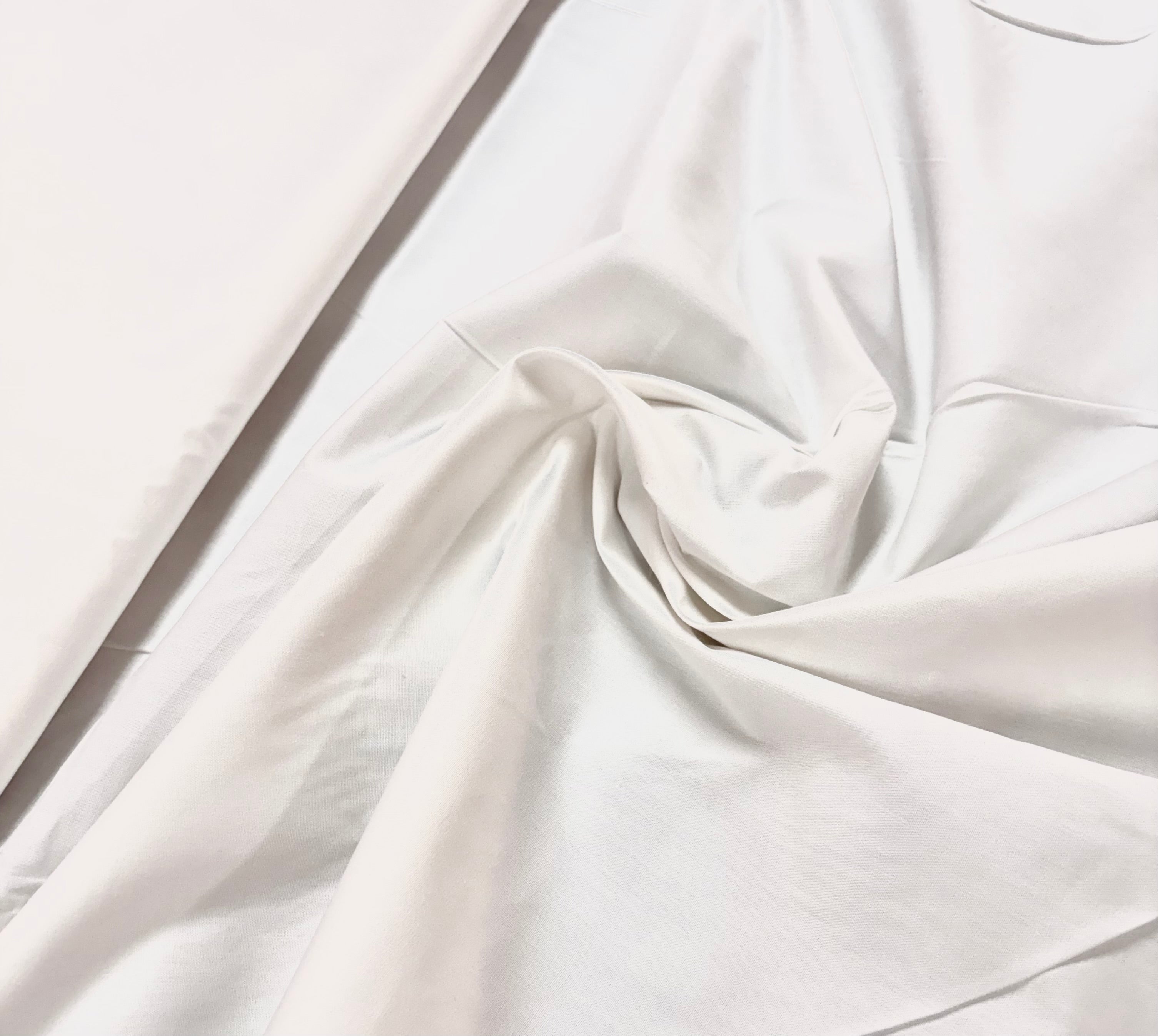 Popeline-coton blanc