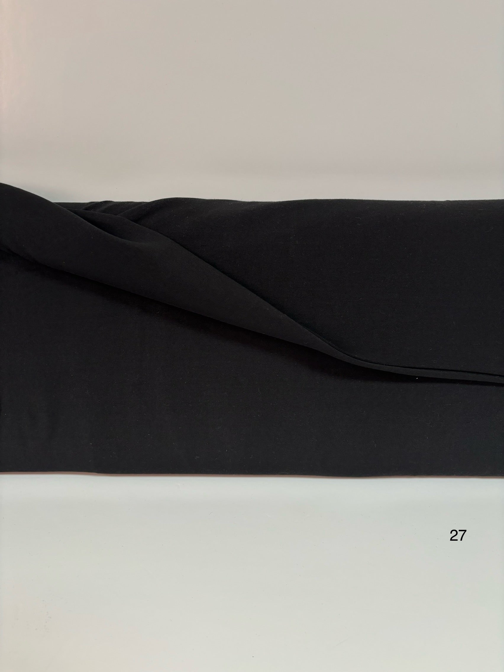 Tricot coton Lycras noir